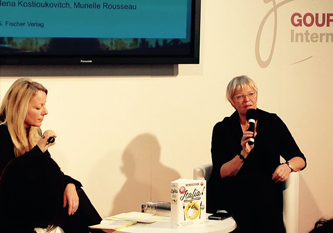 Presentation  at the Gourmet Salon on Gourmet Gallery of Frankfurter Buchmesse Halle