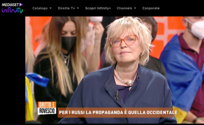 Rete 4, "Dritto e rovescio" - 21/4/2022
